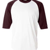 Badger 4133 - White/ Maroon