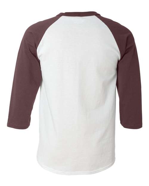 Champion T137 - White/ Maroon Back