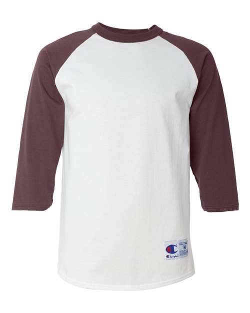 Champion T137 - White/ Maroon