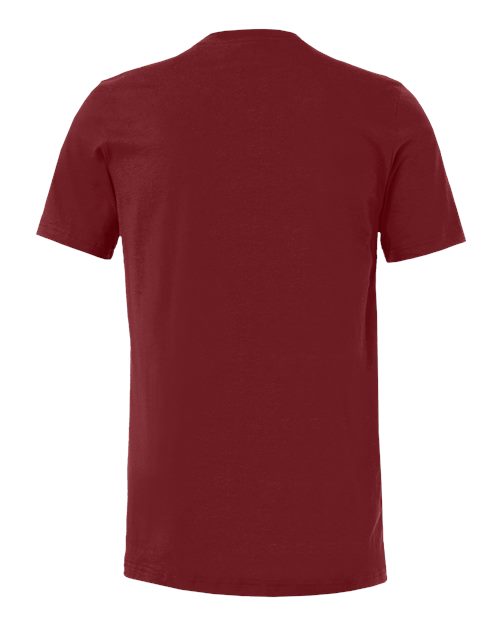 BELLA + CANVAS 3001 - Reds & Pinks 1 - Cardinal Back