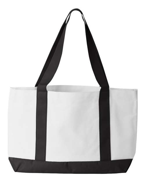 Liberty Bags 7002 - White/ Black Back