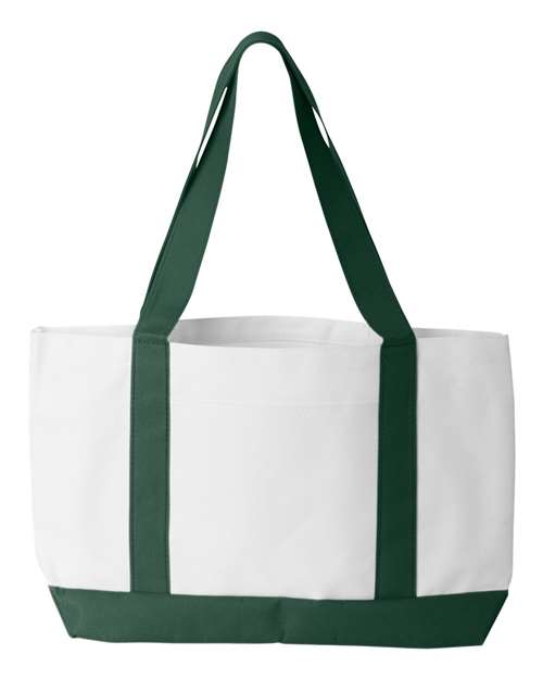 Liberty Bags 7002 - White/ Forest