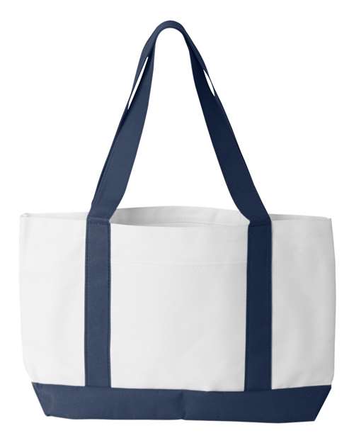 Liberty Bags 7002 - White/ Navy
