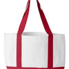 Liberty Bags 7002 - White/ Red