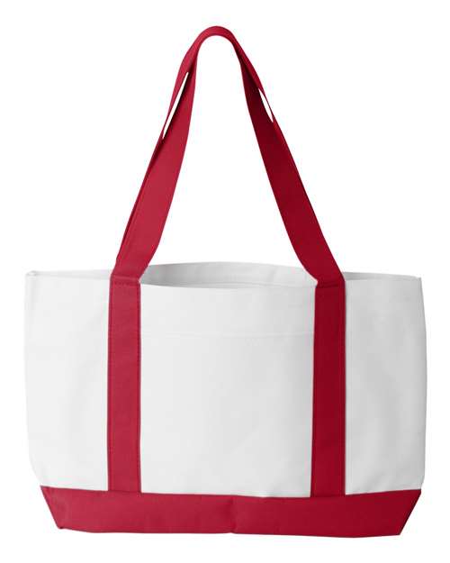 Liberty Bags 7002 - White/ Red
