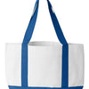 Liberty Bags 7002 - White/ Royal