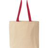 Liberty Bags 8868 - Natural/ Red Back