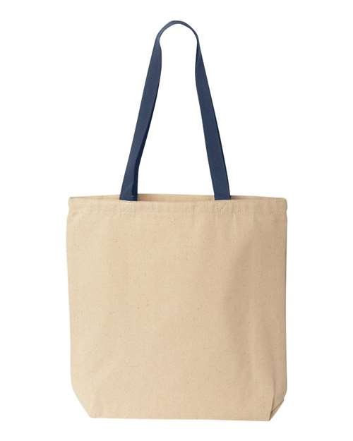 Liberty Bags 8868 - Natural/ Navy Back