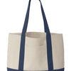 Liberty Bags 8869 - Natural/ Navy