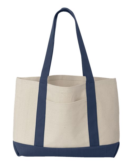 Liberty Bags 8869 - Natural/ Navy