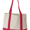 Liberty Bags 8869 - Natural/ Red Back