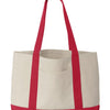 Liberty Bags 8869 - Natural/ Red