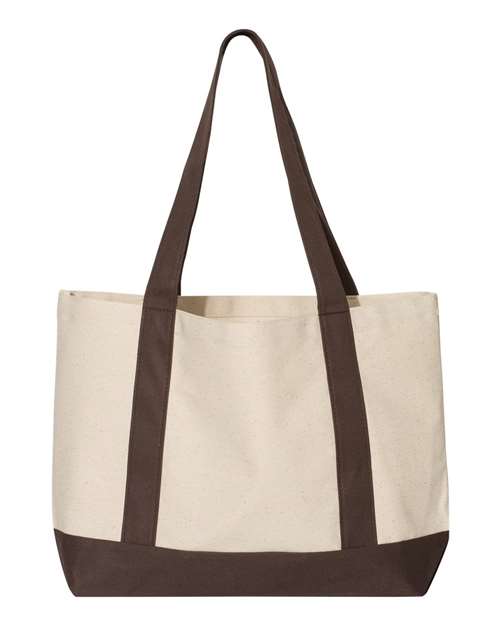 Liberty Bags 8869 - Natural/ Brown Back