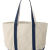 Liberty Bags 8871 - Natural/ Navy Back