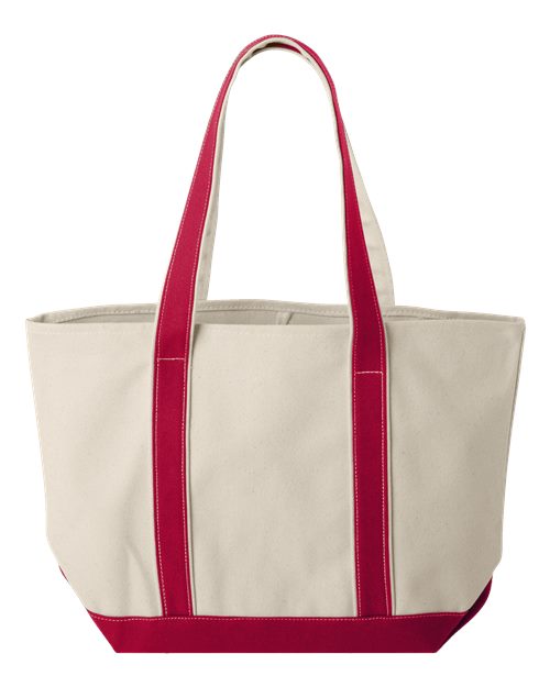 Liberty Bags 8871 - Natural/ Red Back