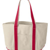 Liberty Bags 8871 - Natural/ Red