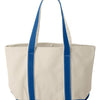 Liberty Bags 8871 - Natural/ Royal Back