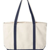 Liberty Bags 8872 - Natural/ Navy Back