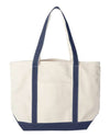 Liberty Bags 8872 - Natural/ Navy