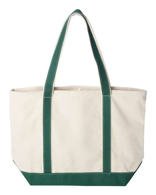 Liberty Bags 8872 - Natural/ Forest Back