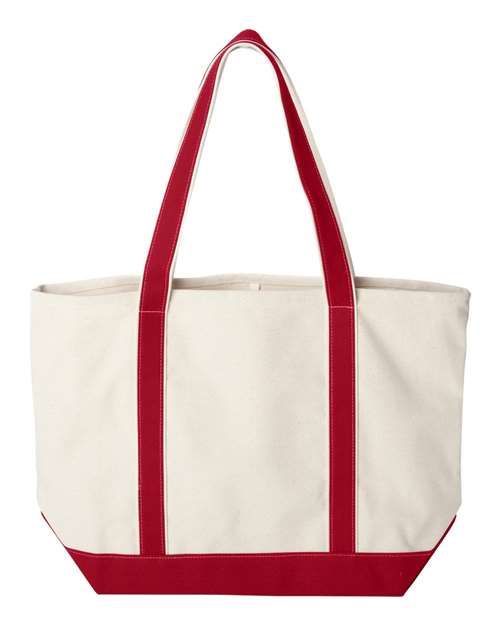 Liberty Bags 8872 - Natural/ Red Back