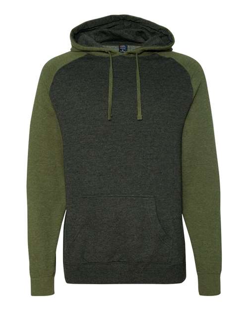Independent Trading Co. IND40RP - Charcoal Heather/ Army Heather