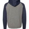 Independent Trading Co. IND40RP - Gunmetal Heather/ Classic Navy Heather Back
