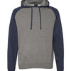 Independent Trading Co. IND40RP - Gunmetal Heather/ Classic Navy Heather
