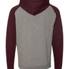 Independent Trading Co. IND40RP - Gunmetal Heather/ Burgundy Heather Back
