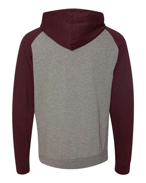 Independent Trading Co. IND40RP - Gunmetal Heather/ Burgundy Heather Back
