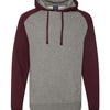 Independent Trading Co. IND40RP - Gunmetal Heather/ Burgundy Heather