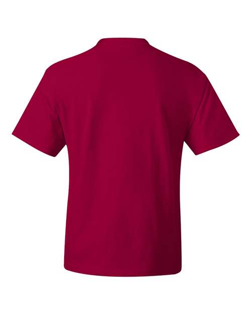 Hanes 518T - Deep Red Back