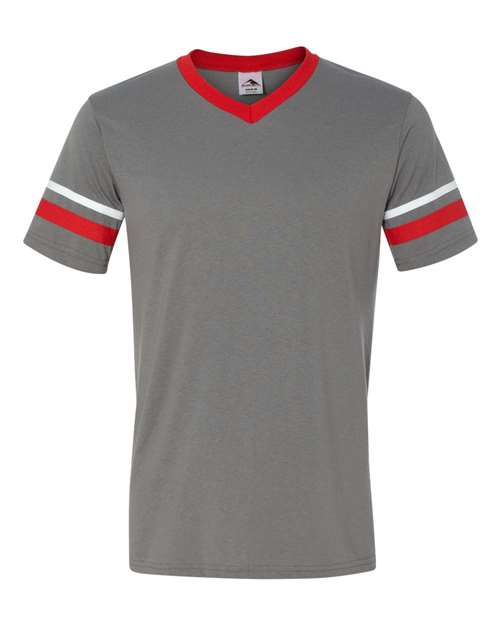 Augusta Sportswear 360 - Whites & Neutrals 1 - Graphite/ Red/ White