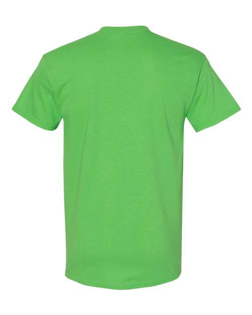 Gildan 5000 - Other Colors 1 - Electric Green Back