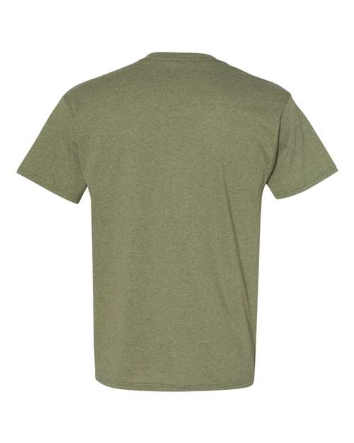 Hanes 5170 - Greens - Heather Green Back