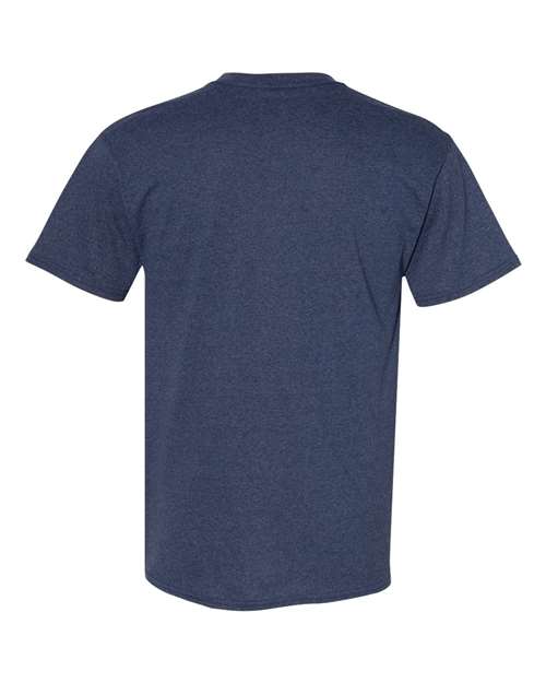 Hanes 5170 - Blues - Heather Navy Back