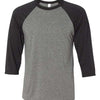 BELLA + CANVAS 3200 - Blacks & Grays - Grey/ Charcoal Black Triblend