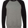 BELLA + CANVAS 3901 - Blacks & Grays - Deep Heather/ Black