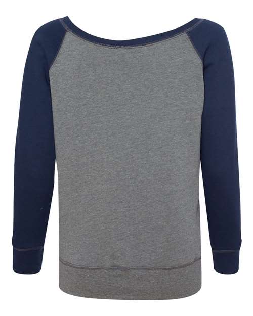 BELLA + CANVAS 7501 - Deep Heather/ Navy Back