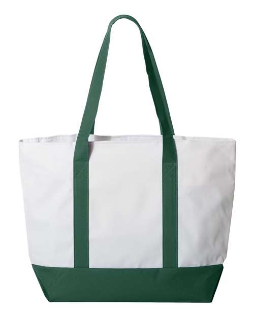Liberty Bags 7006 - White/ Forest Back