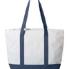 Liberty Bags 7006 - White/ Navy Back