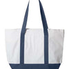 Liberty Bags 7006 - White/ Navy