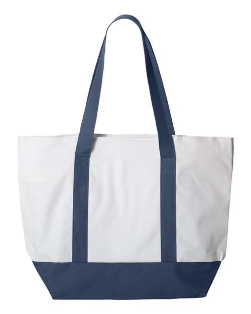 Liberty Bags 7006 - White/ Navy