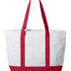 Liberty Bags 7006 - White/ Red Back