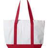 Liberty Bags 7006 - White/ Red