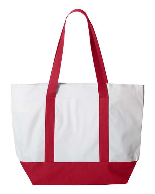 Liberty Bags 7006 - White/ Red