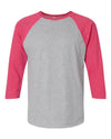 LAT 6930 - Vintage Heather/ Vintage Hot Pink