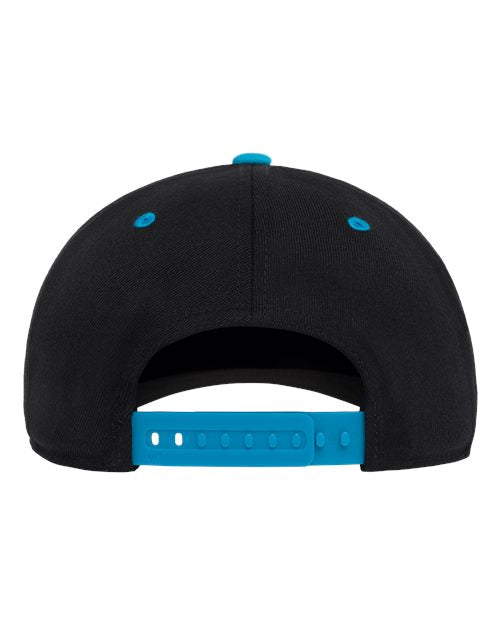 Flexfit 110F - Black/ Teal Back