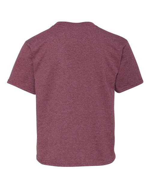 JERZEES 29BR - Reds & Pinks - Vintage Heather Maroon Back