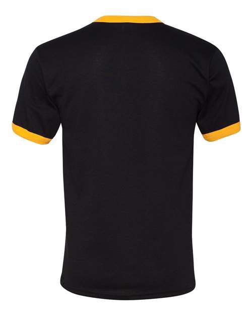 Augusta Sportswear 710 - Blacks & Grays - Black/ Gold Back